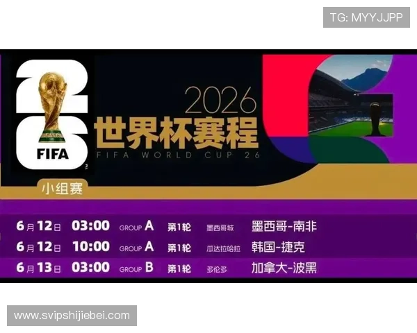 2026美加墨世界杯赛程表最新信息，详细介绍小组赛、淘汰赛及决赛时间安排指南